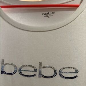 Bebe Classic White Tee